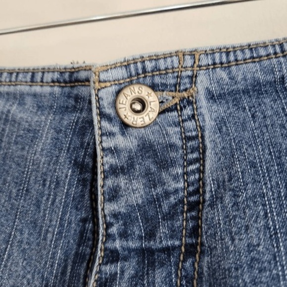 Vintage Y2K size 26 lazer jeans flared grunge rocker everyday denim - Picture 4 of 13